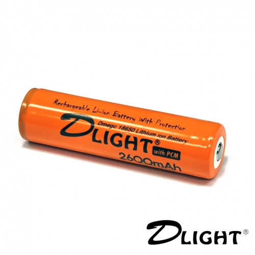 DLIGHT INR18650-26E 2600mAh PCM (보호회로)/KC