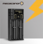 메가캐논 M2-plus 올인원 멀티 고속충전기 18650 26650 21700 MEGACANON KC