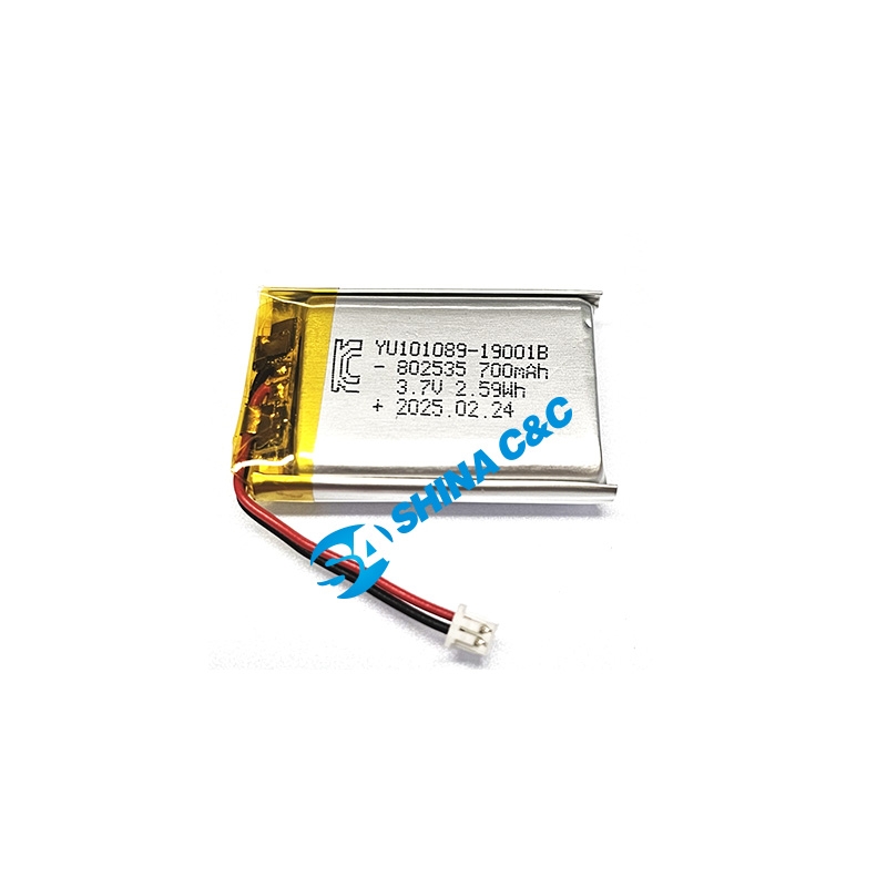 리튬폴리머 802535 3.7V 700mAh  Lithium Polymer ion Battery  KC